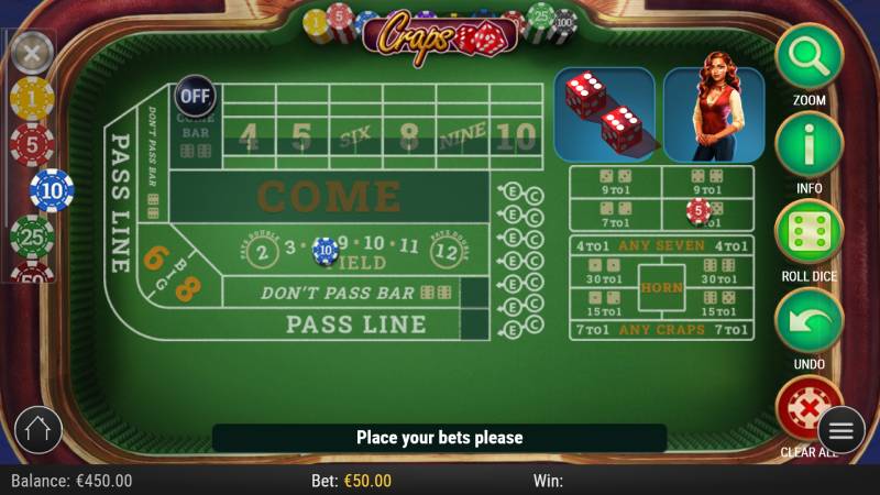 Các Loại Cược Trong Craps Online