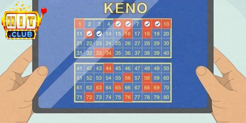 Tham gia một ván chơi keno dễ dàng